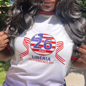 🇱🇷 Liberia Independence Day Celebration Jersey – White Edition